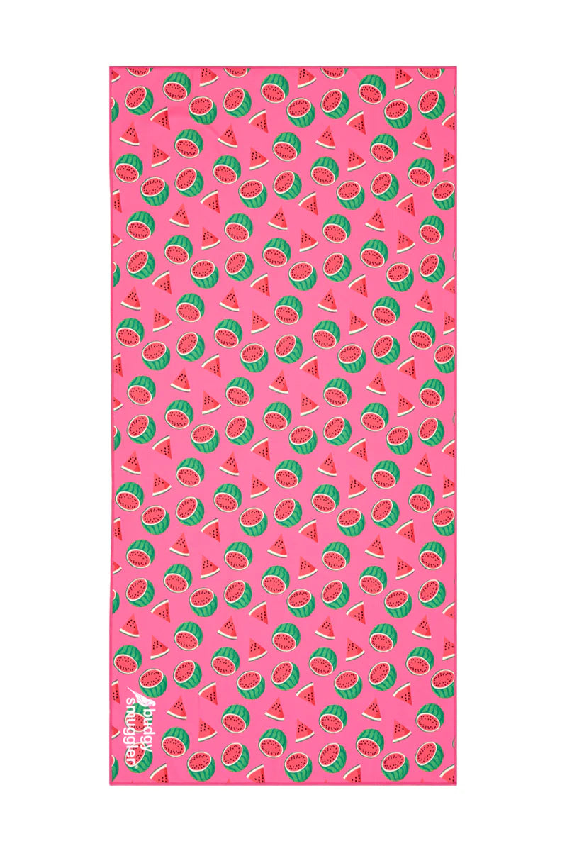 Mens Swim, Towel and Bucket Hat Bundle in Watermelon