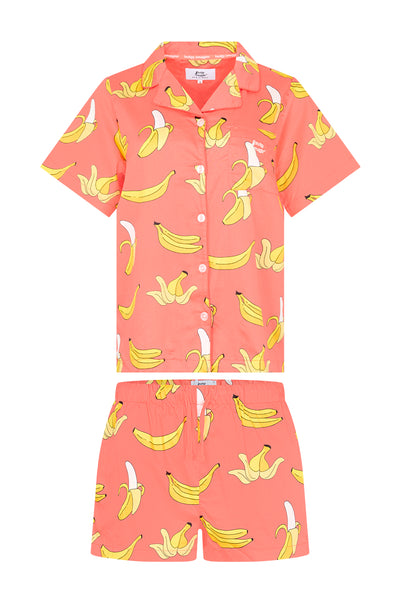 Women's Pyjama Set in Cool Bananas