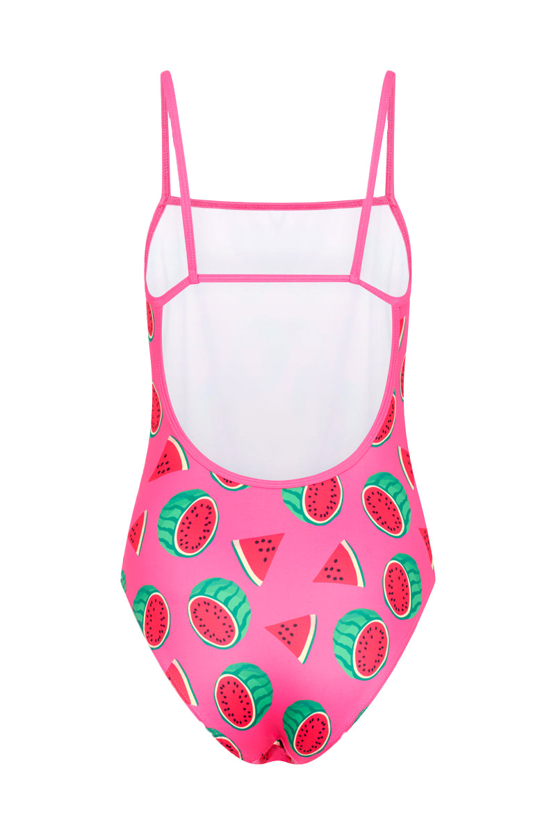 Thin Strap Racer in Watermelon Sugar Thighs