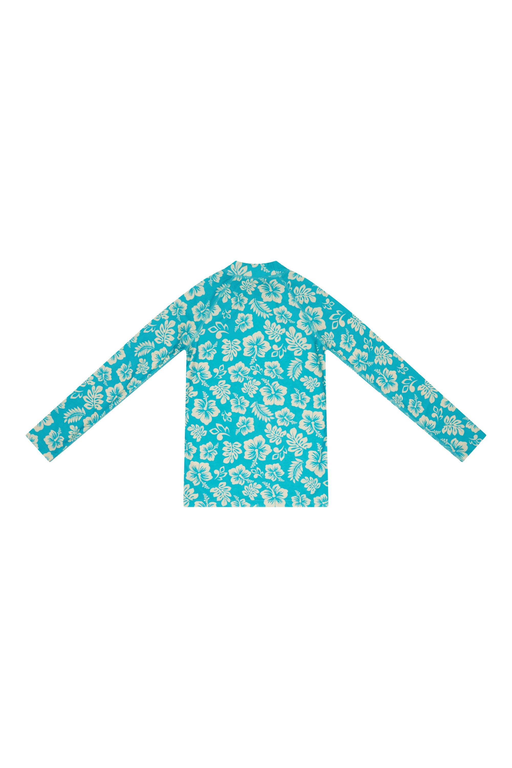 Lei-zy Days kids long sleeve rash vest, back view