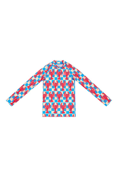 Lobstars Kids Long Sleeve Rash Vest