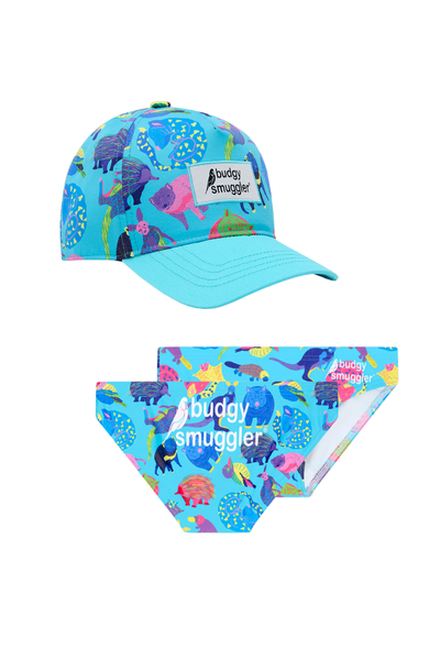 Boys Swim and Cap Bundle In Aussie Battlers