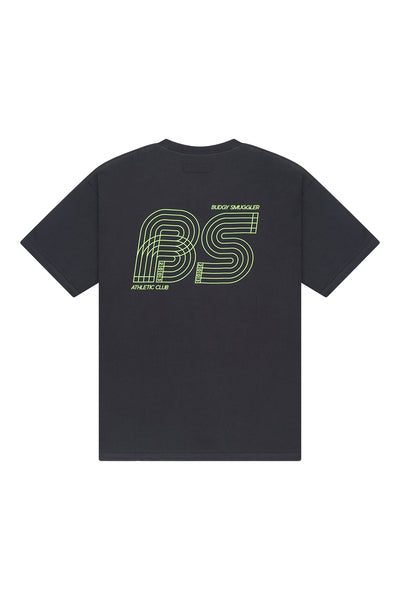 Lightweight Charcoal Tee in Run Club