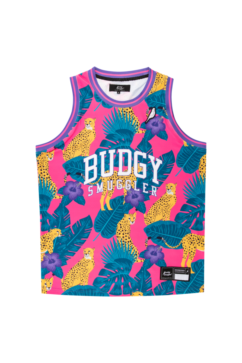 Basketball Singlet in Cheeky Cheetahs