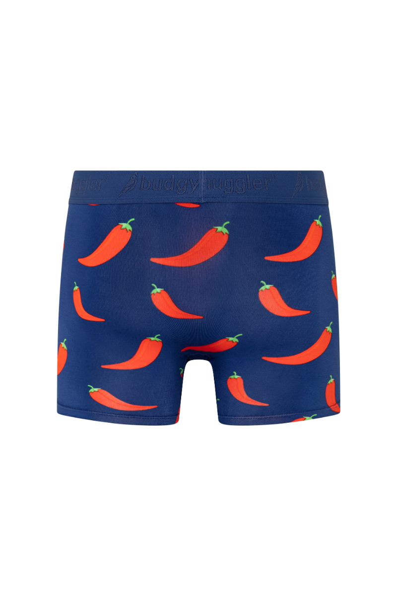 Men's Underwear Trunks in Chilli Willies