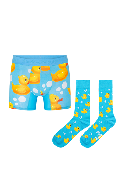 Rubber Ducks Underwear Trunks & Ducks Socks