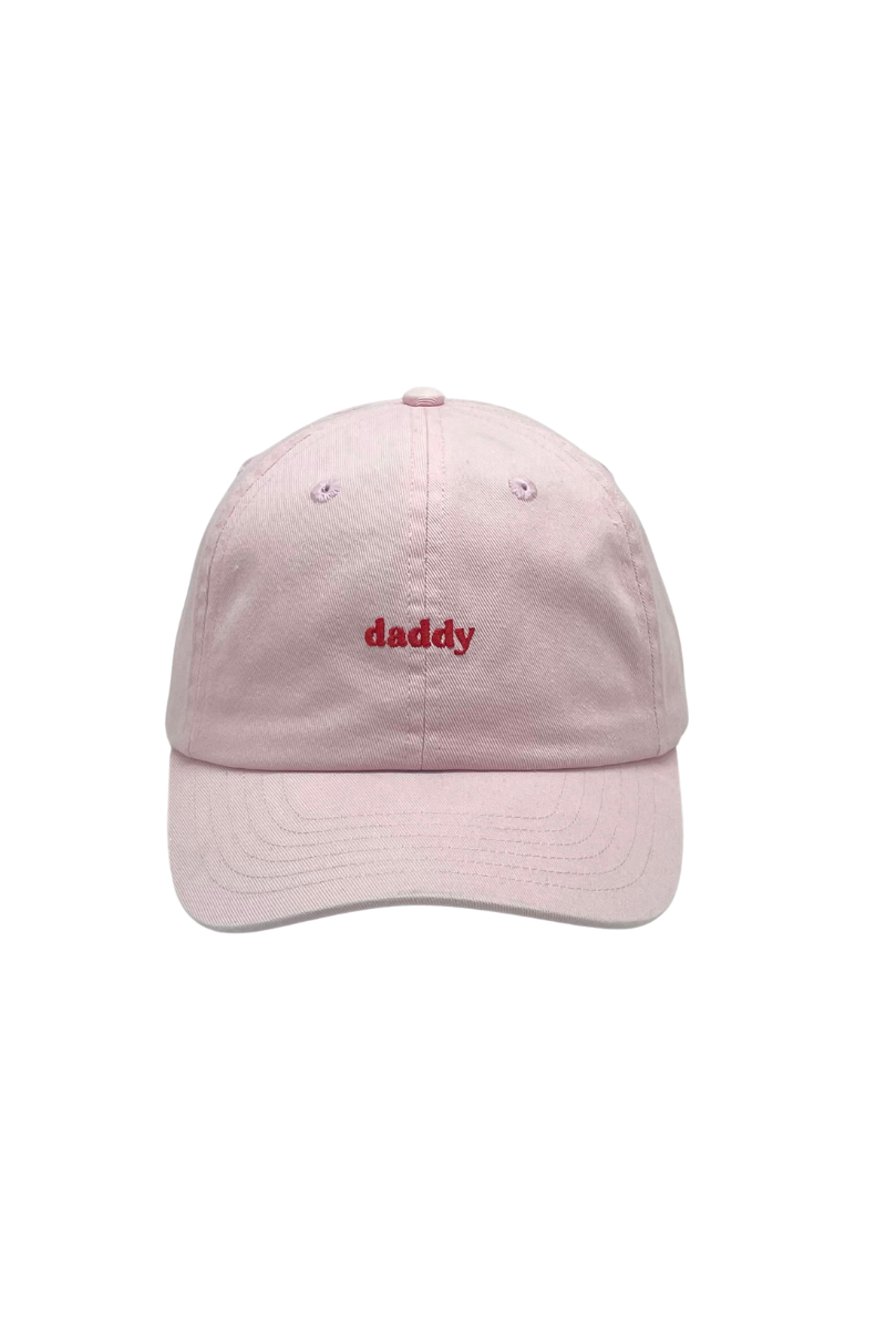 Baby pink dad hat sales