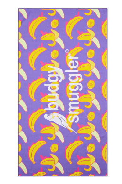 Double Sided Towel in Drippy Bananas