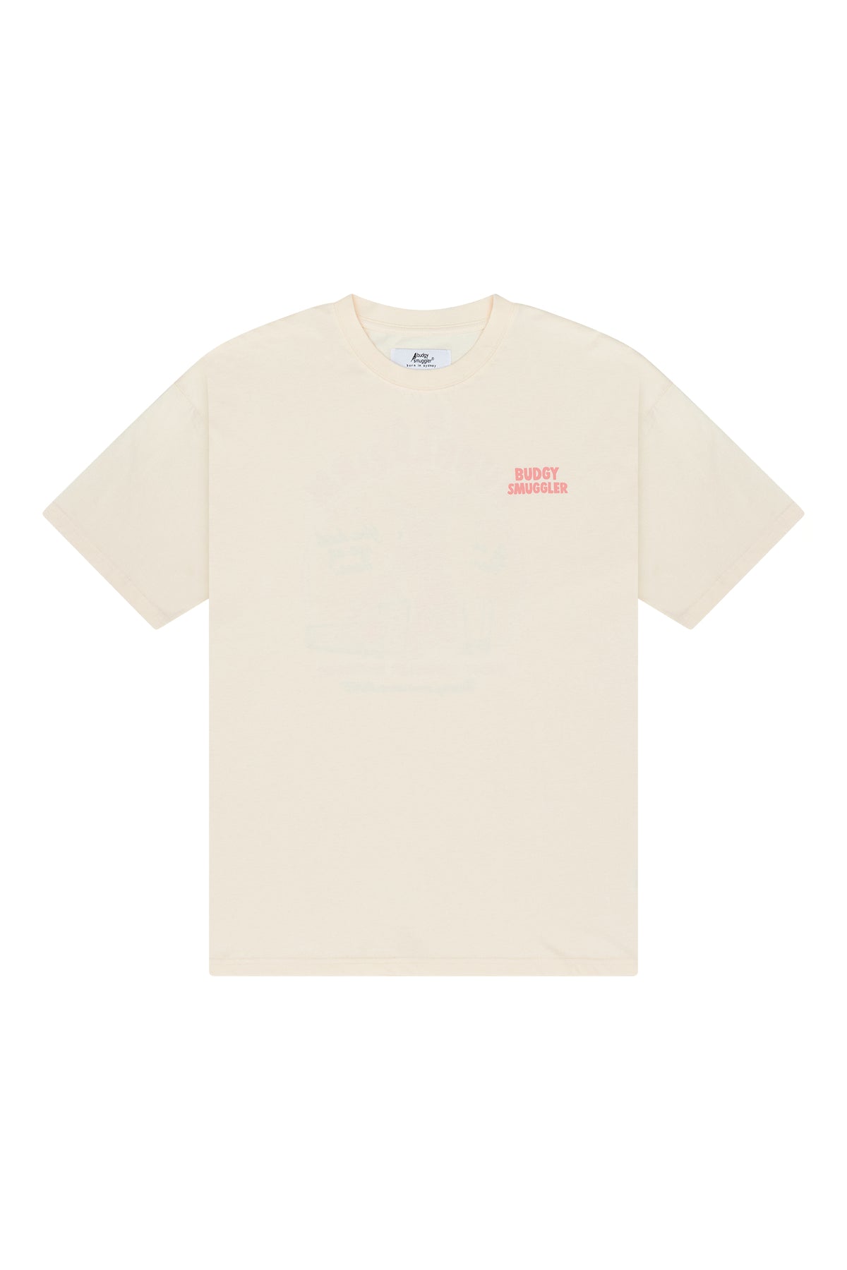 Lightweight Ecru Tee in Rubber Arm