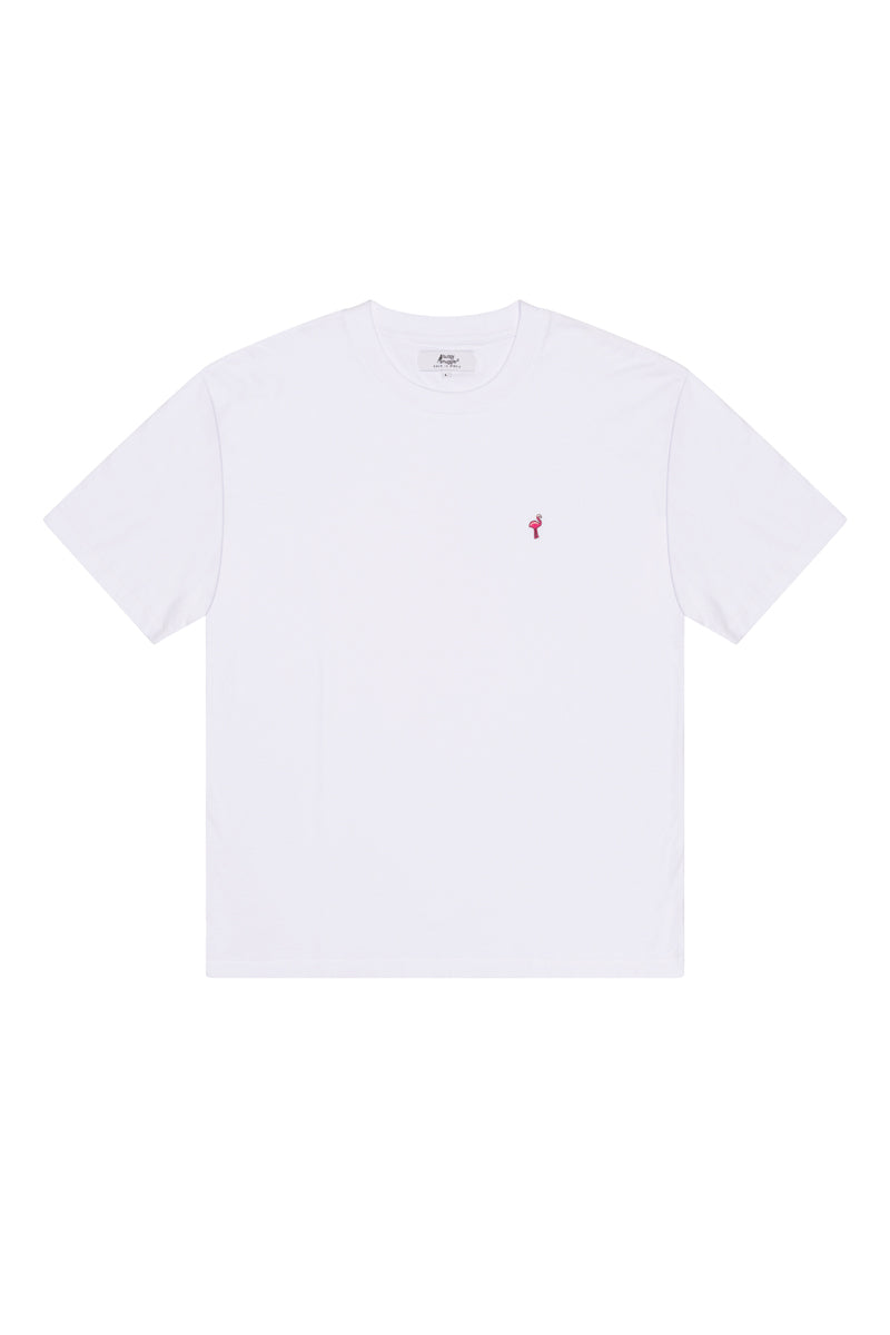 Icon Tee in Flamingos