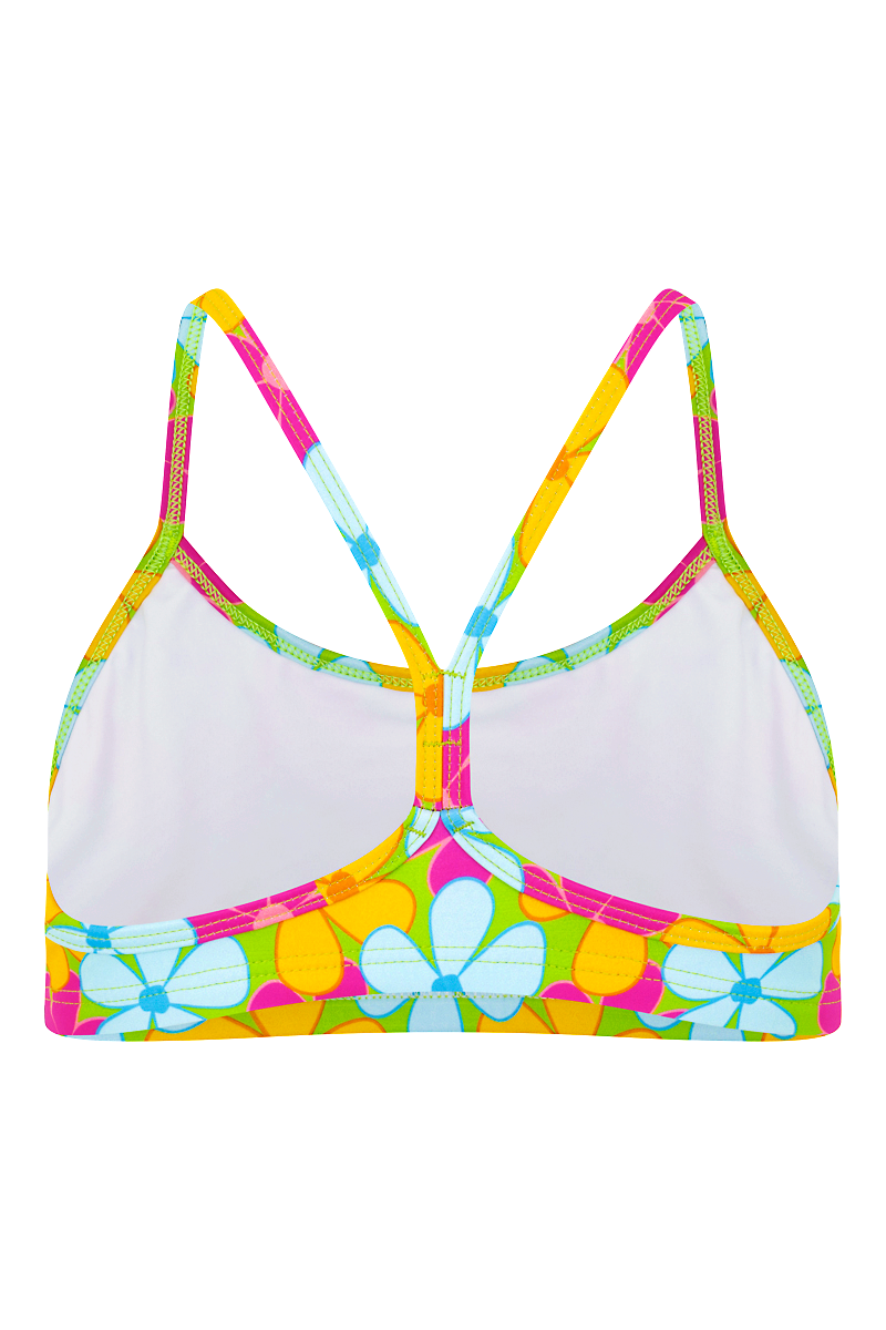 Freshwater Top in Fluro Flowers