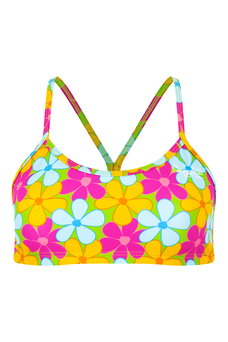 Freshwater Top in Fluro Flowers