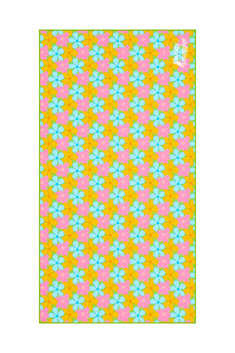 Women's One Piece and Towel Bundle in Fluro Flowers