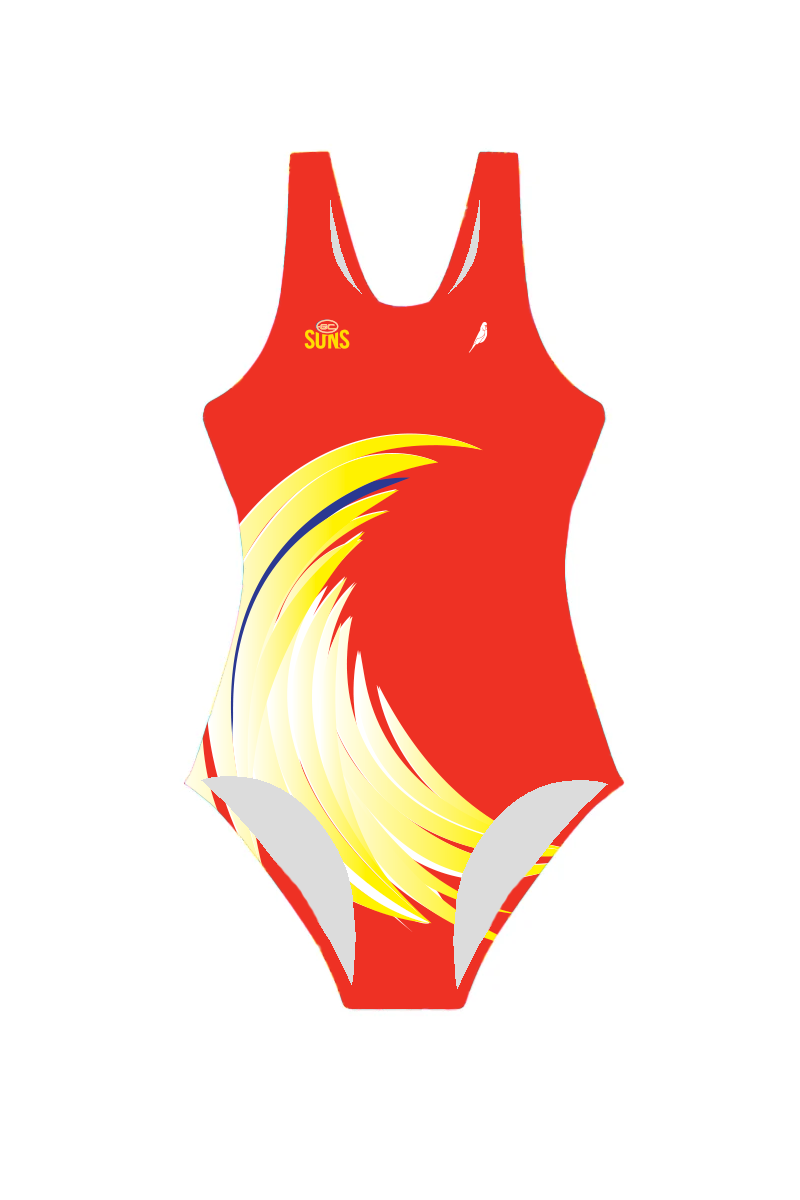 Girls One Piece in Gold Coast Suns 2011 | Made to Order