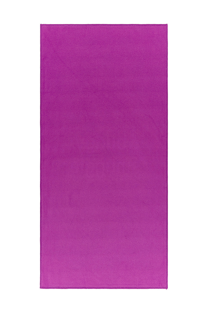 Double Sided Towel in Obscene Aubergine | Large Logo