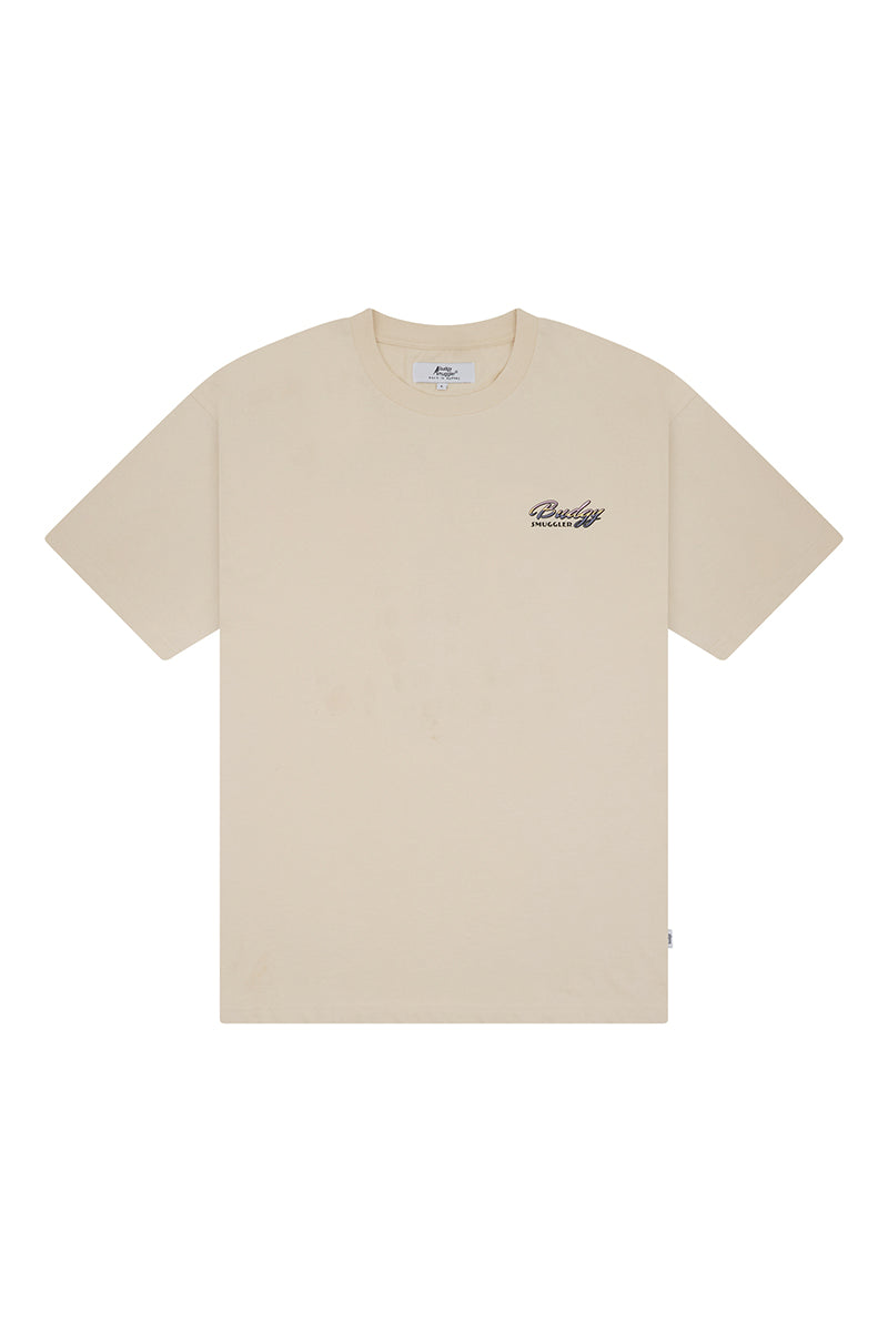 Heavyweight Cream Tee in Swingers Club