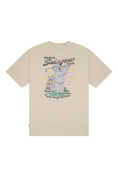 Heavyweight Cream Tee in Swingers Club