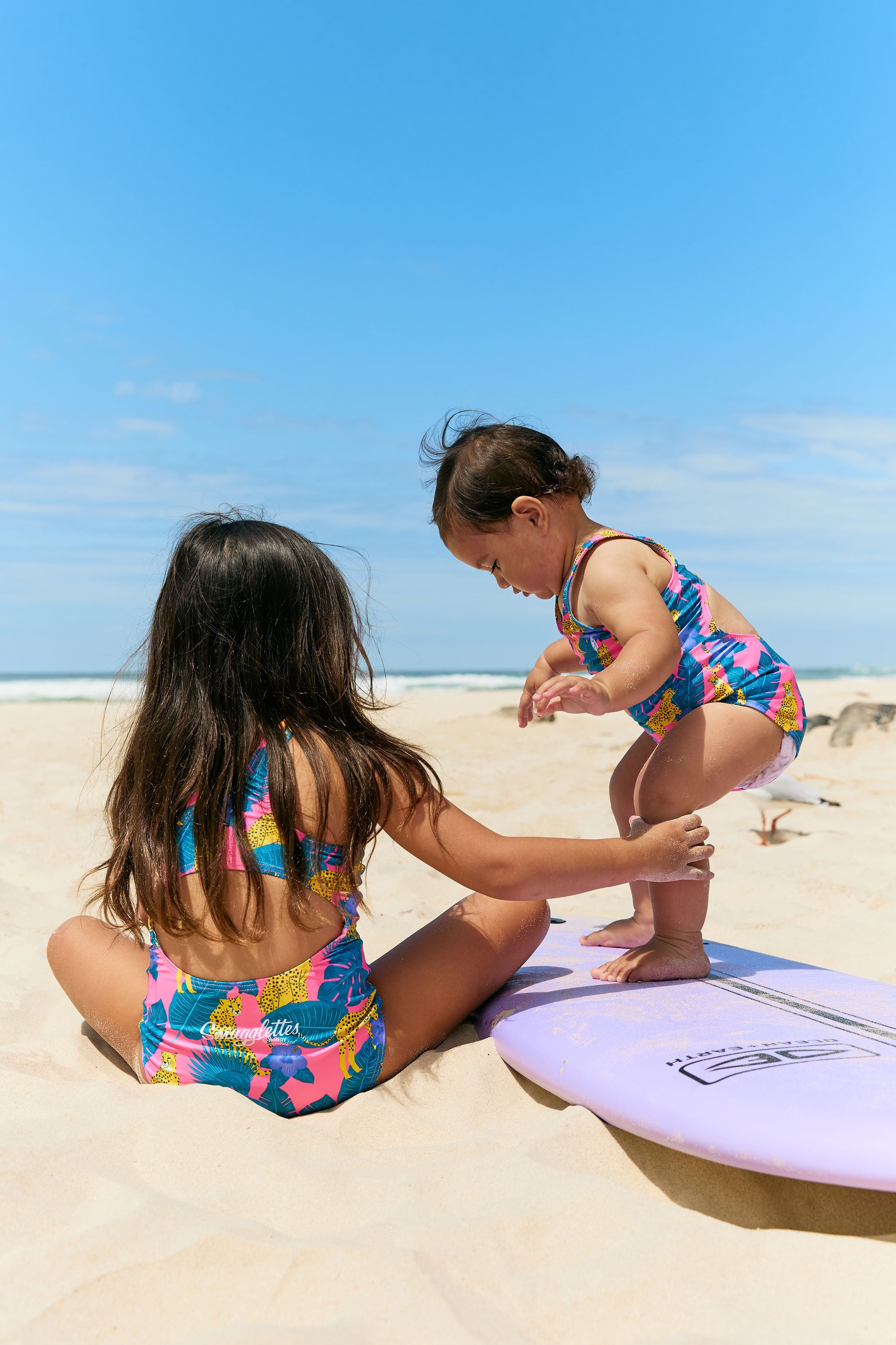 Girls One Piece in Cheeky Cheetahs