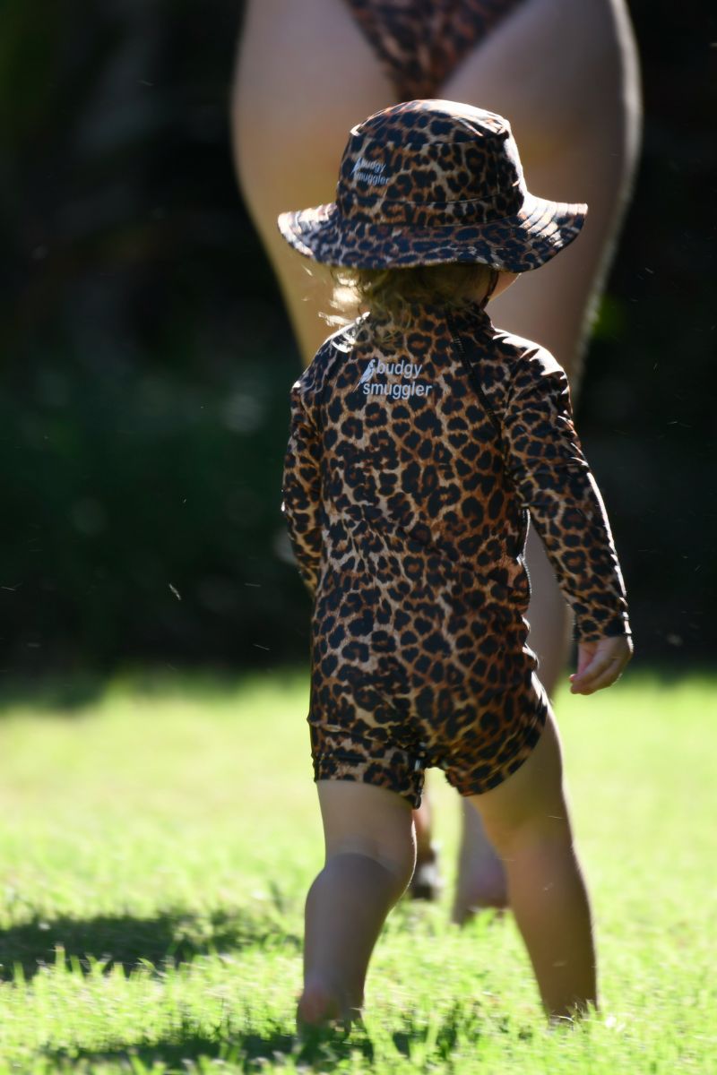 Kids Onesie Swim Bundle in Leopard UPF 50+