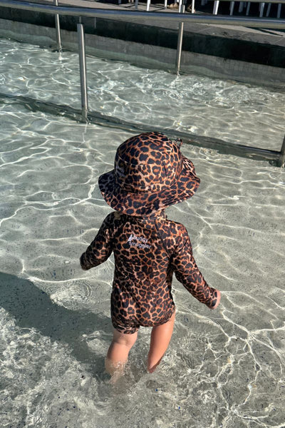 Kids Onesie Swim Bundle in Leopard UPF 50+