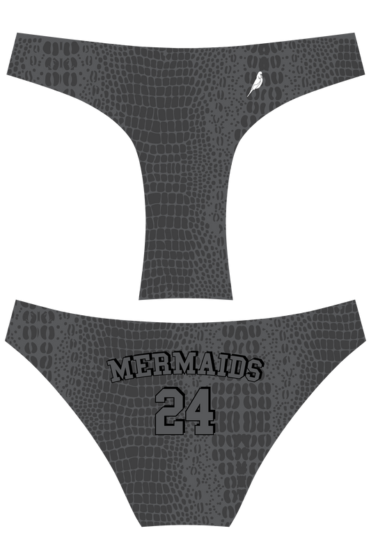 Manly Marlins Black Womens Sports Bottom | Made to Order