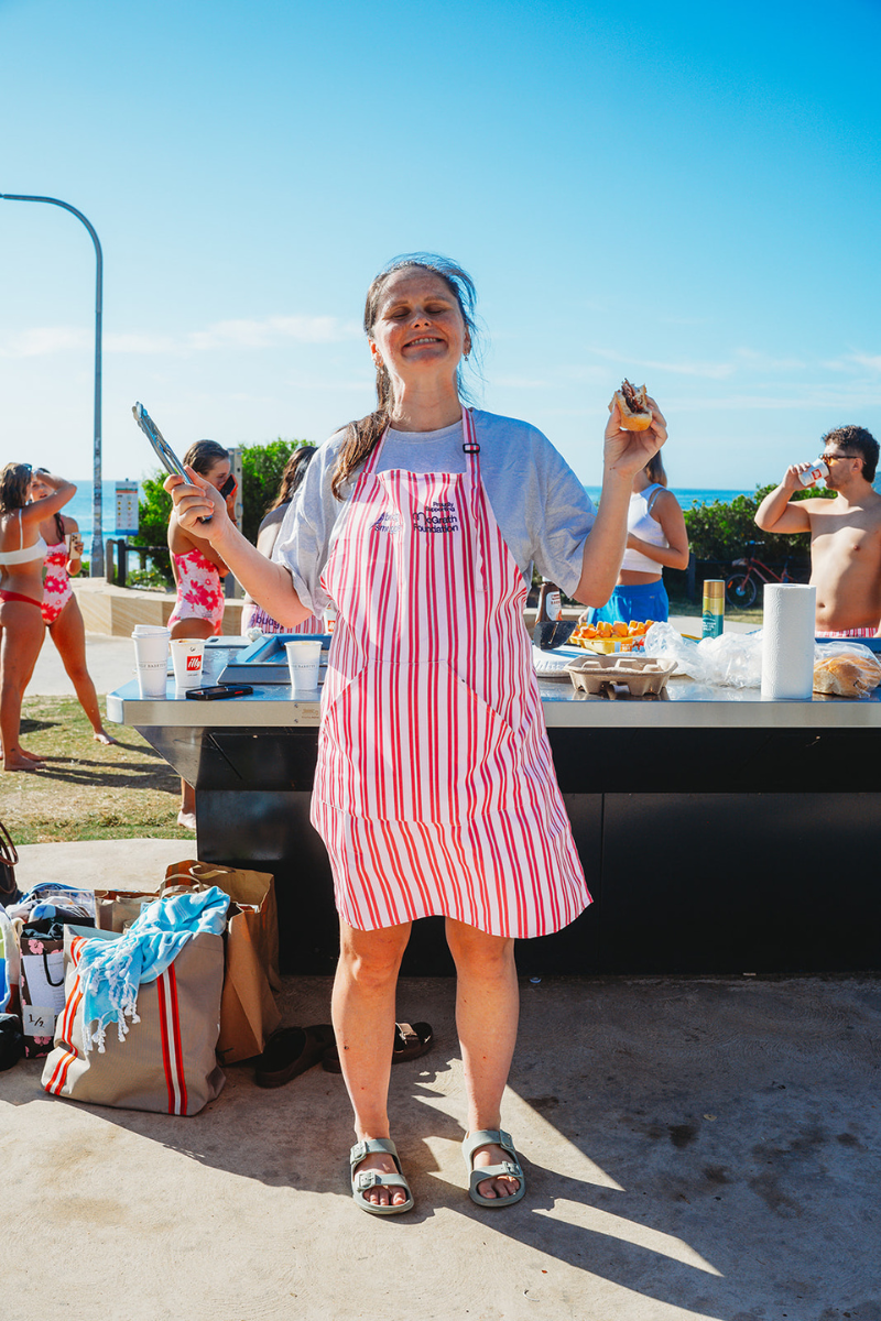 Apron in McGrath Foundation