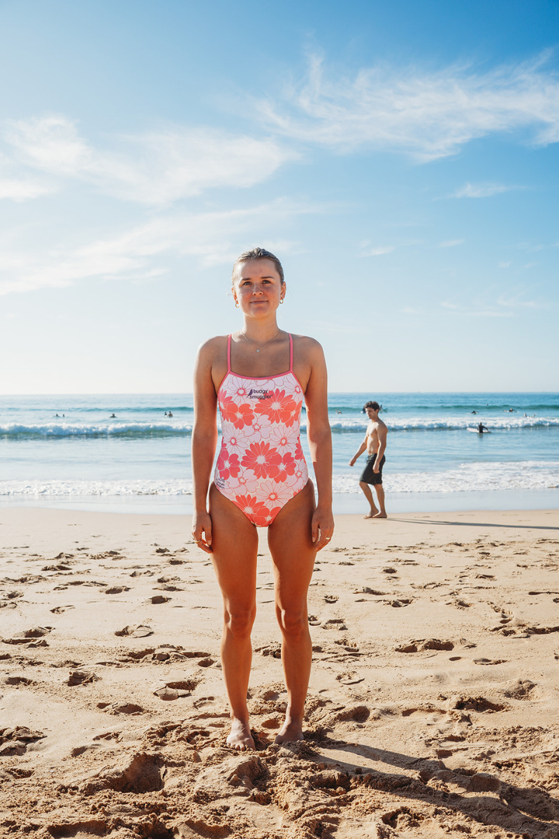 Thin Strap Racer in McGrath Foundation Floral