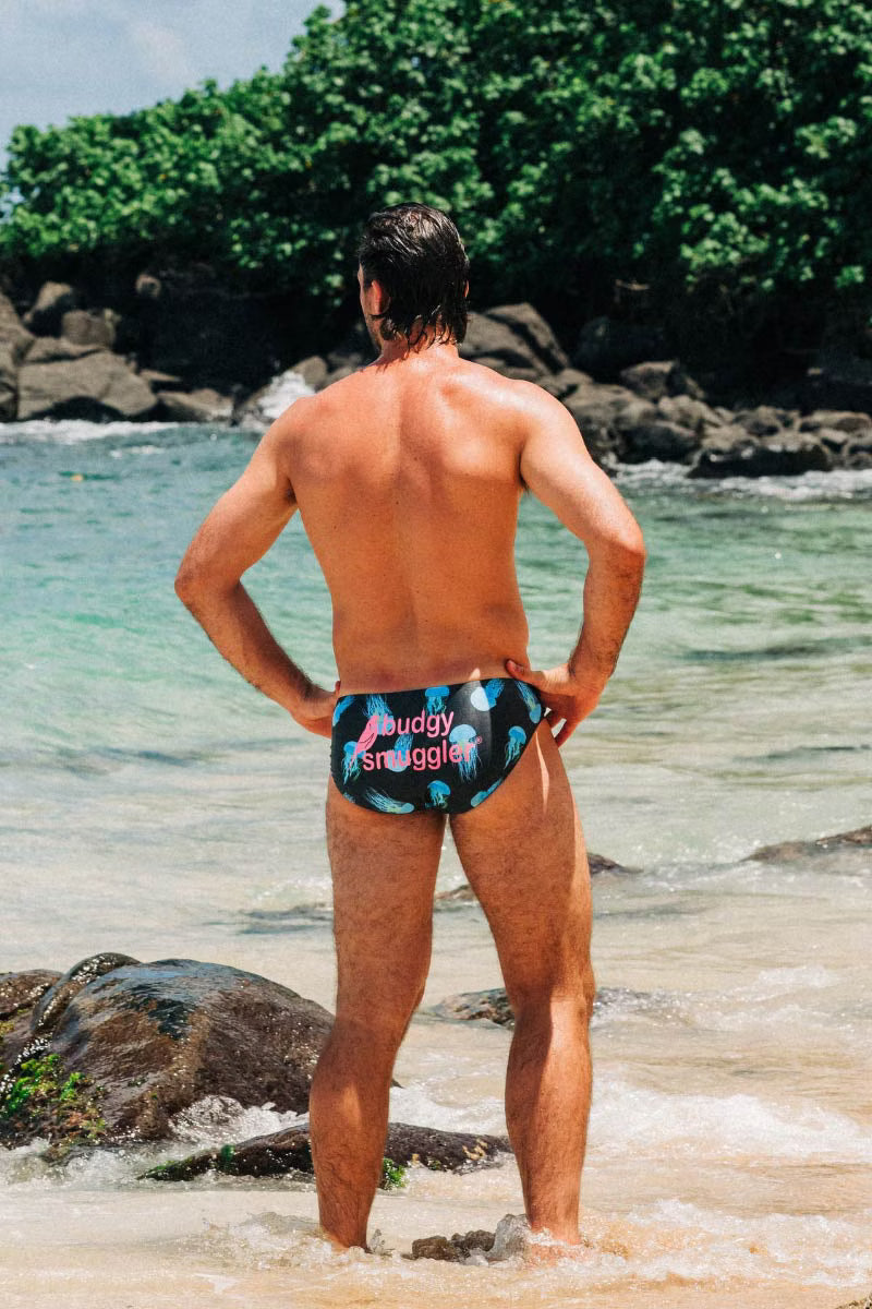 Mens Budgy Smugglers in Box Jelly fish 
