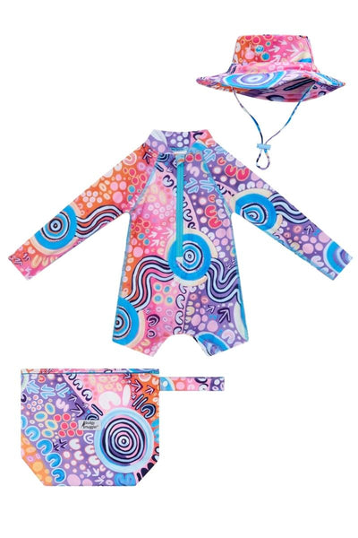 Kids Onesie Swim Bundle in MerindahGunya (Joy) UPF 50+