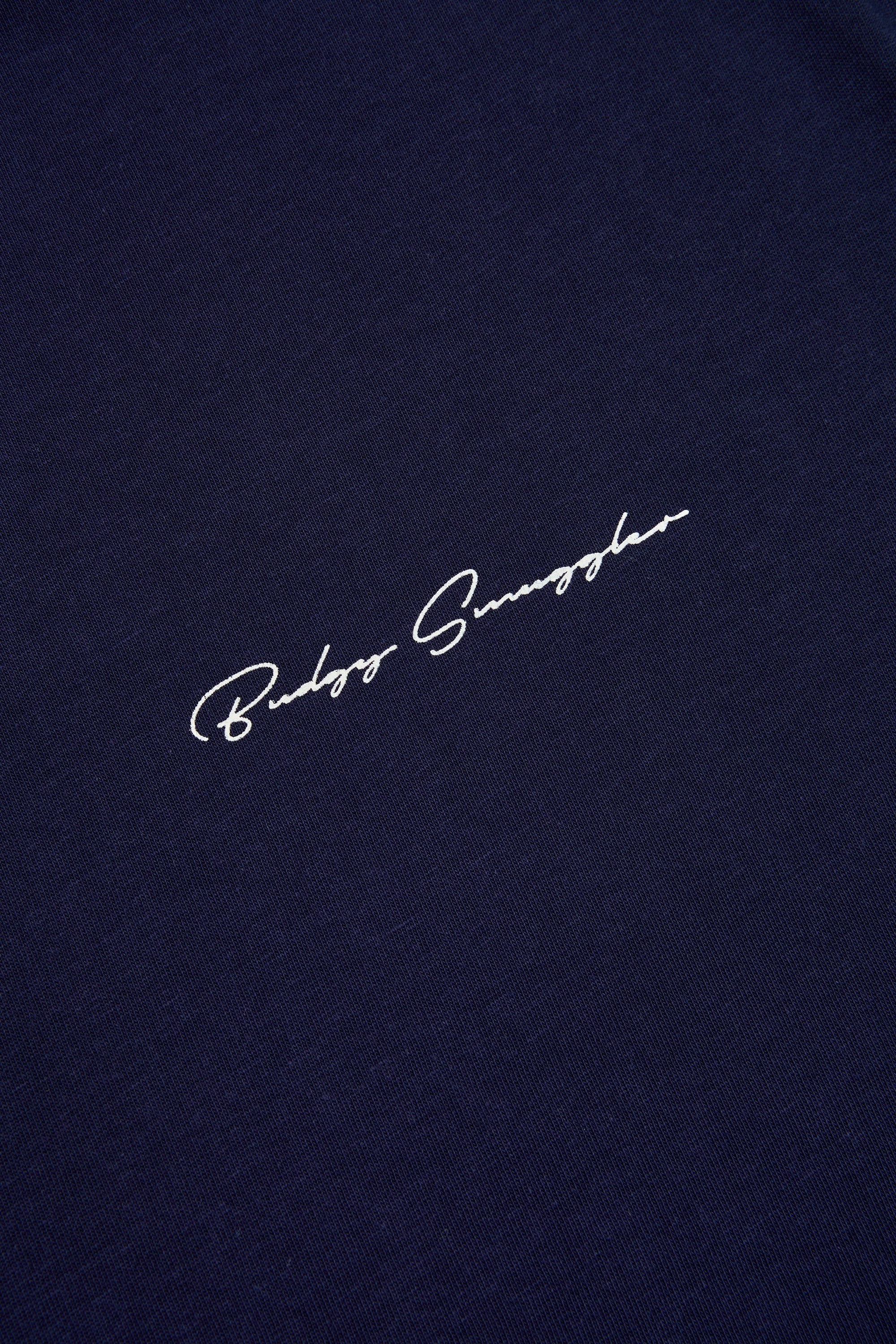 Heavyweight Navy Tee in Budgy