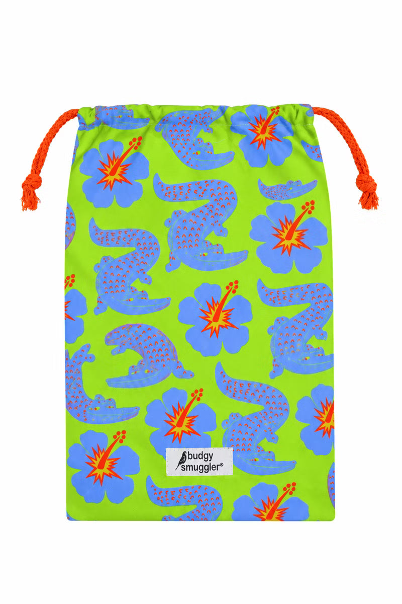 Trop A Croc matching drawstring towel carry bag