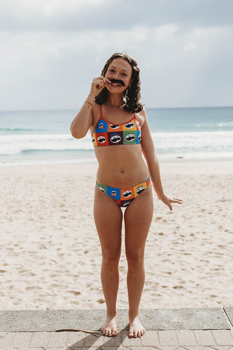 Shelly Bottom in Checkered Pringles