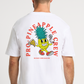 White Tee with Pro-Pineapple Crew