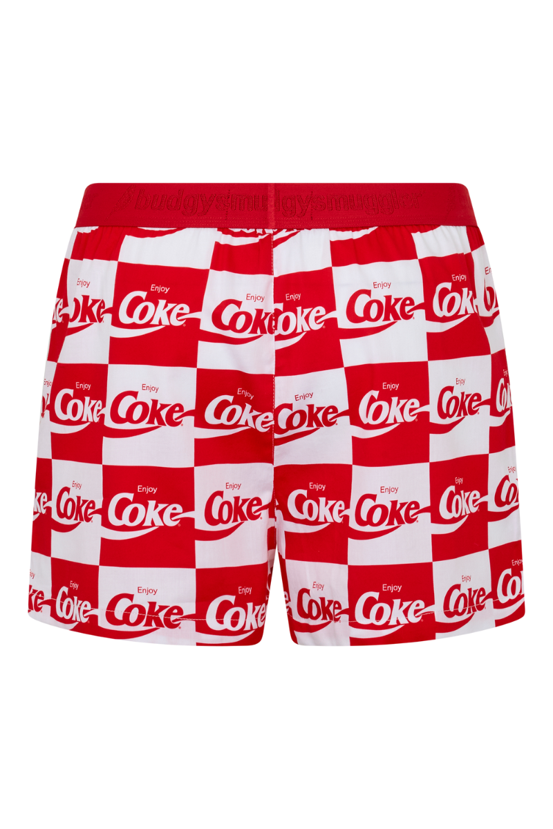 Pyjama Bottoms in Coke Squares