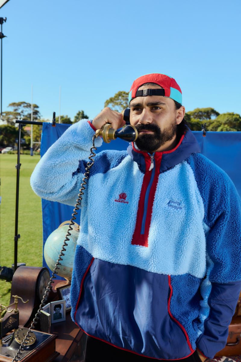 Retro Polar Fleece in Waratahs