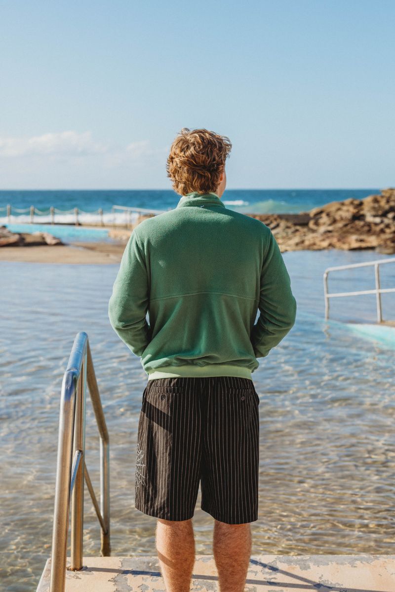 Reversible Fleece In Green