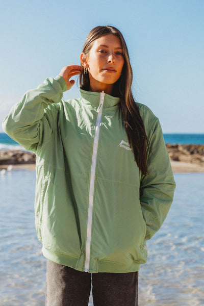 Reversible Fleece In Green