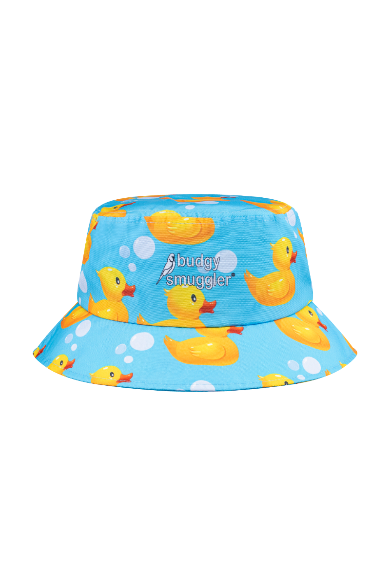 Mens Swim, Towel and Bucket Hat Bundle in Rubber Ducks