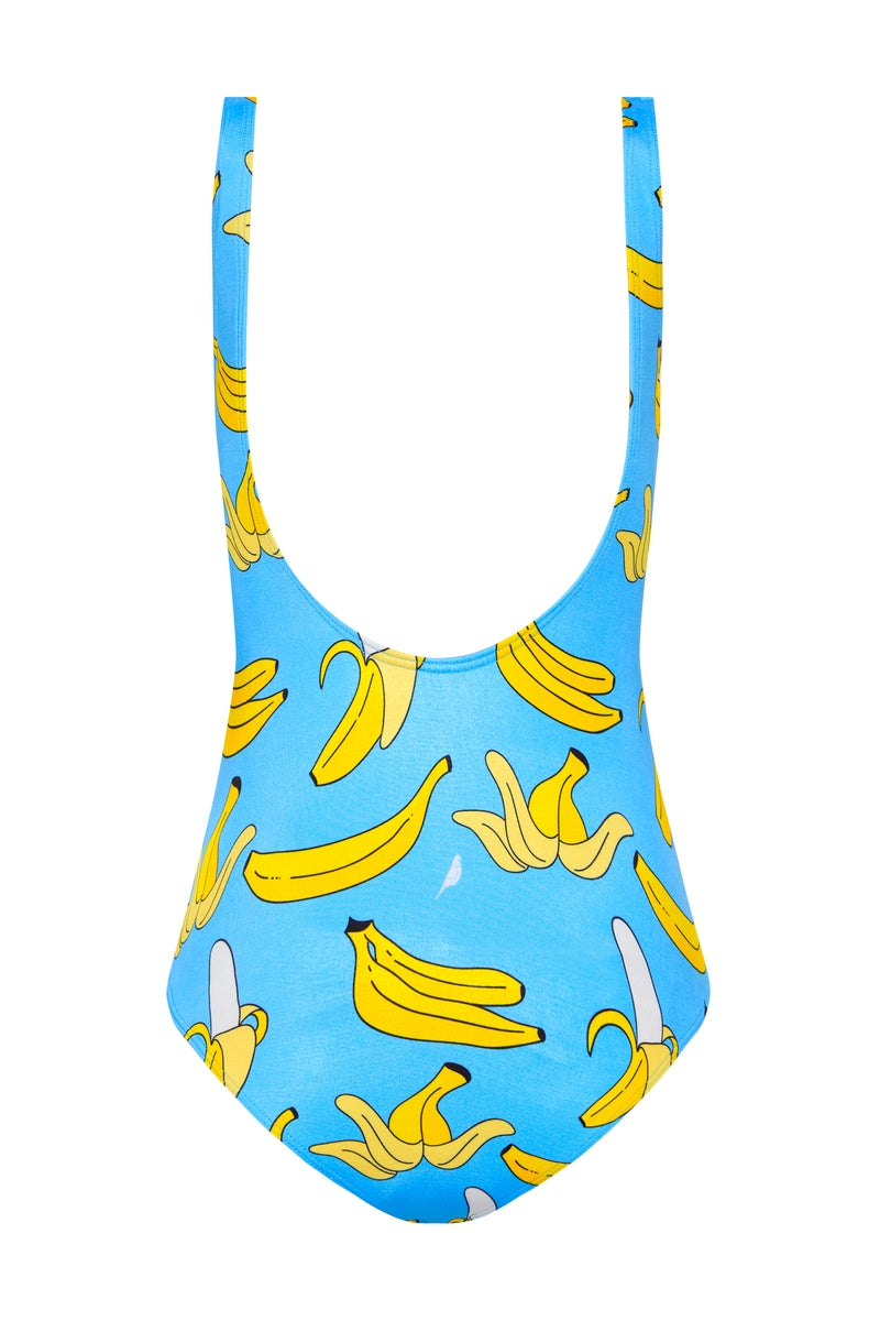 Scoop One Piece in Blue Bananas
