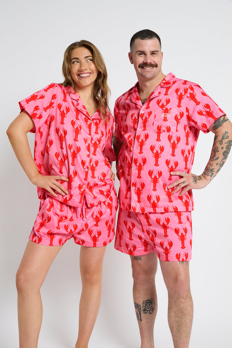 Men's Pyjama Set in Lobsters