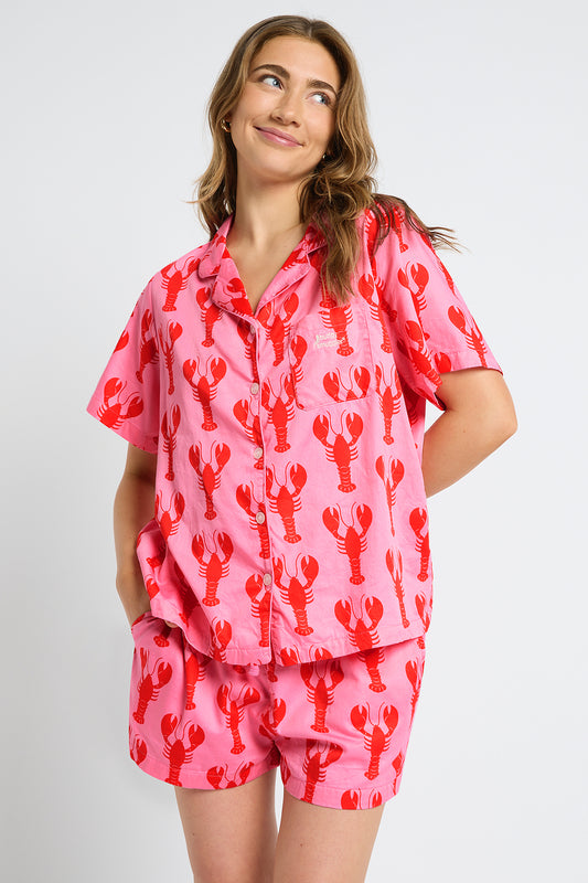 Women's Pyjama Set in Lobsters