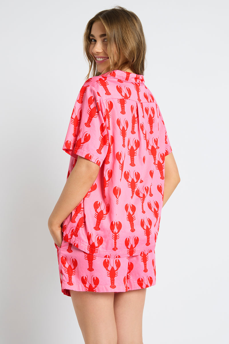 Women's Pyjama Set in Lobsters