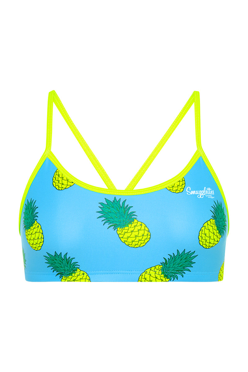 Freshwater Top in Blue Pineapples