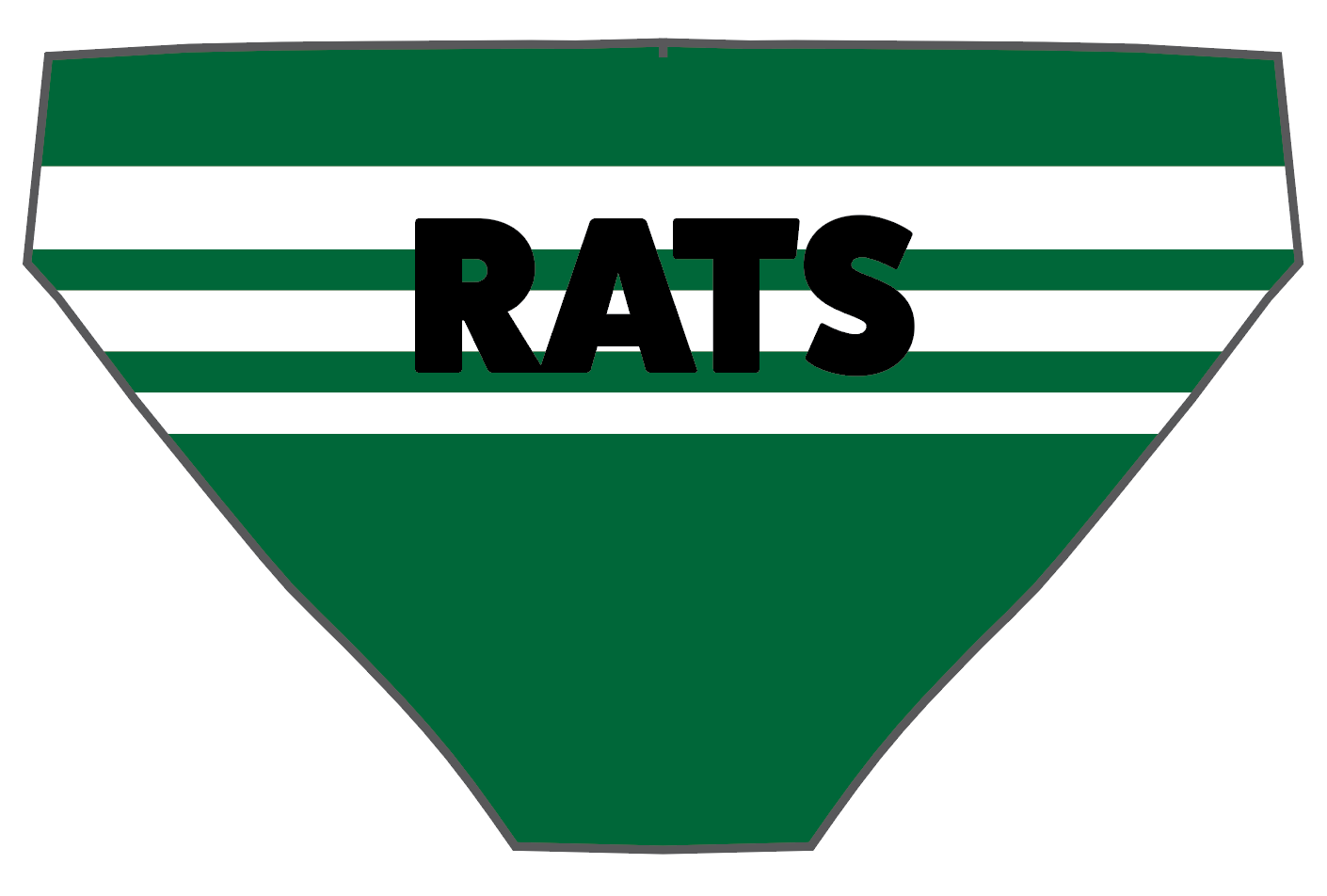 Warringah Rats Boys Green & White | Made To Order