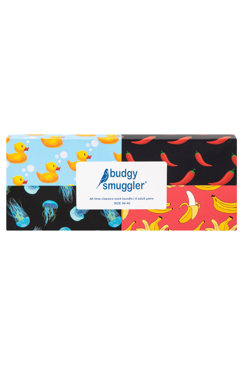 Budgy Socks 4 Pack