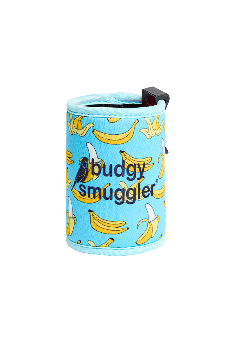 Stubby Holder in Blue Bananas