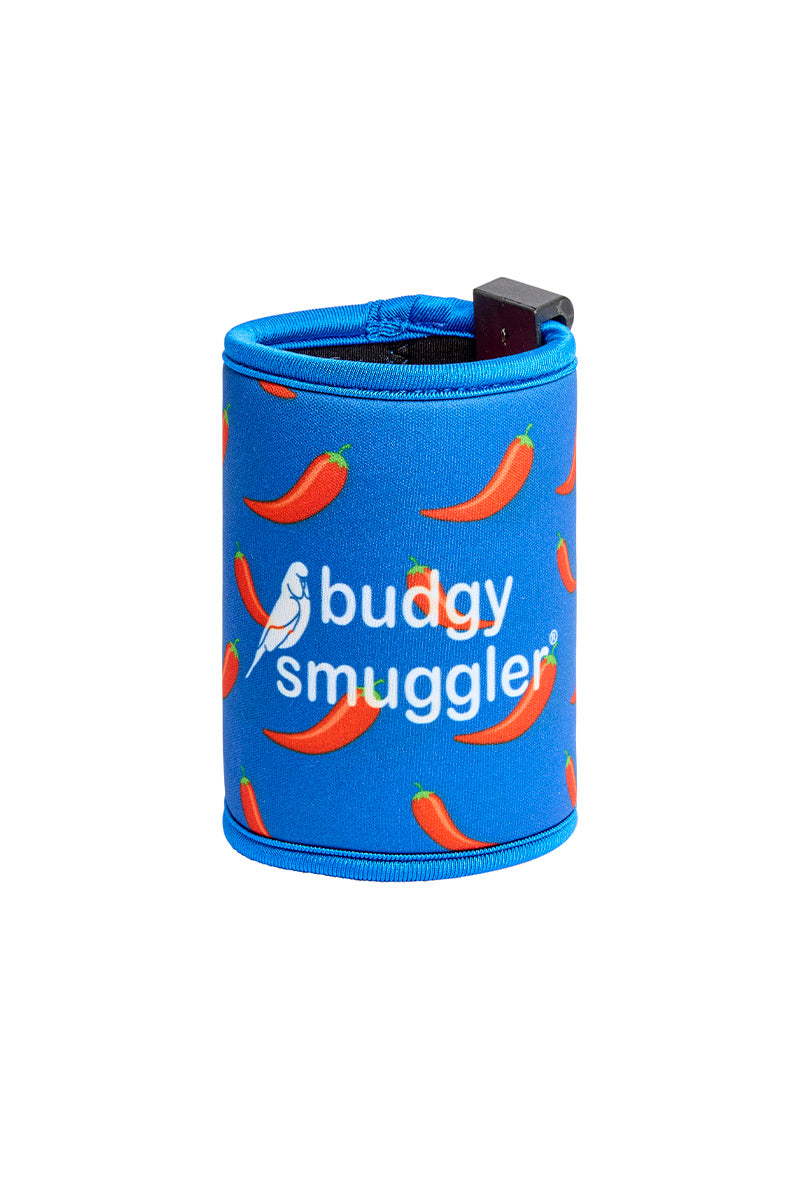 Stubby Holder in Chilli Willies with Clip