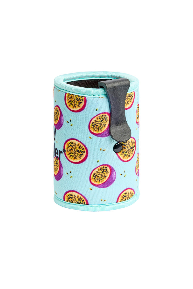 Stubby Holder in Passion Fruit with Clip