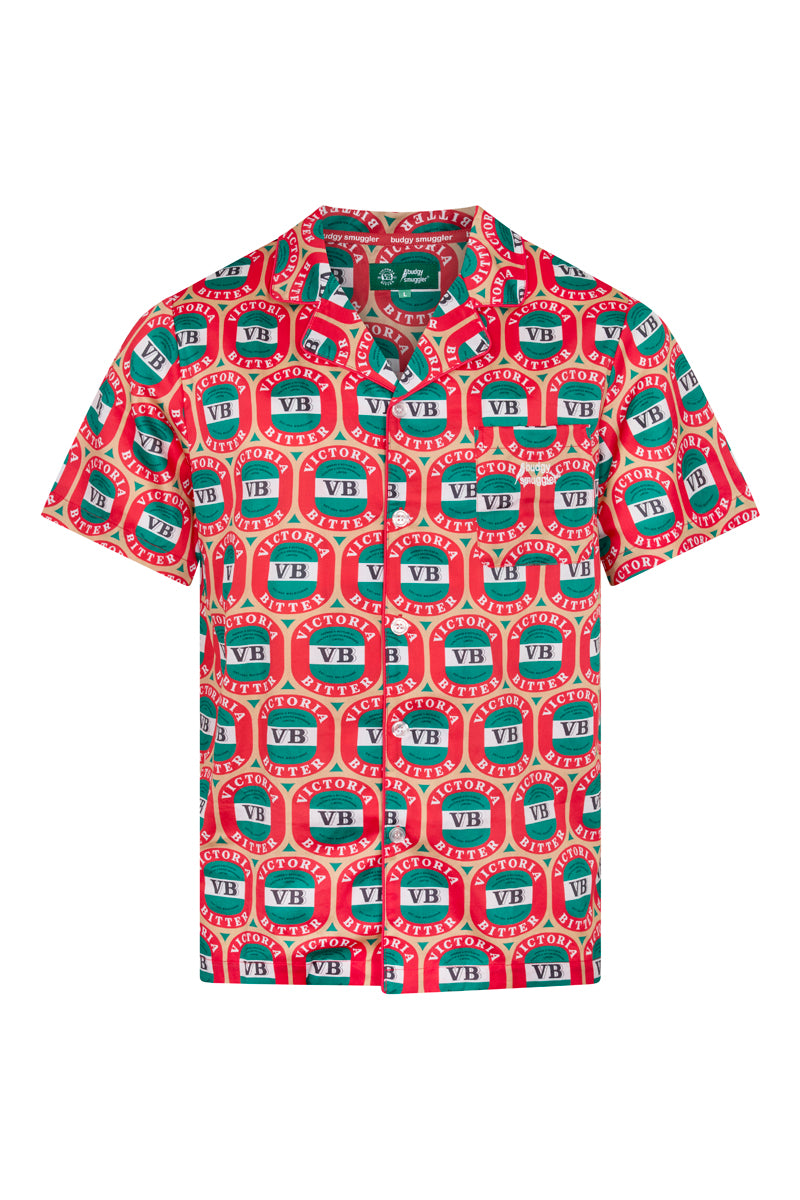 Adults Pyjama Set in VB 70s Red Label