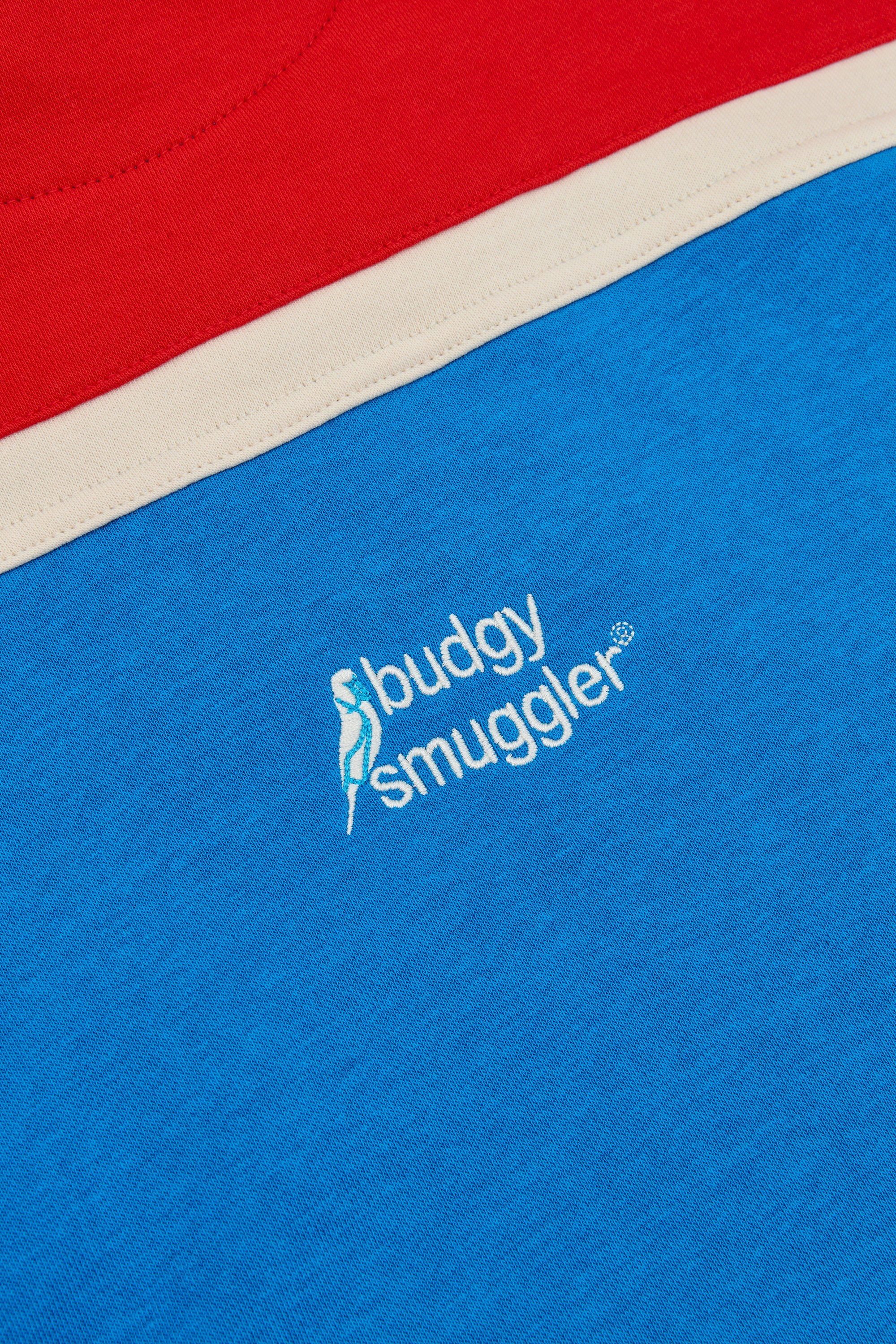 Lacer Hoodie in Blue and Red